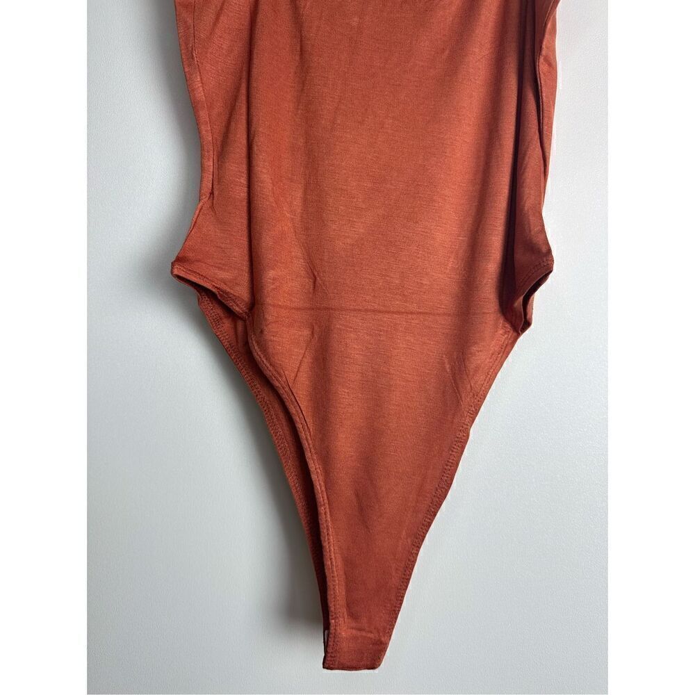 Rust Spaghetti Strap Bodysuit - Picture 4 of 8